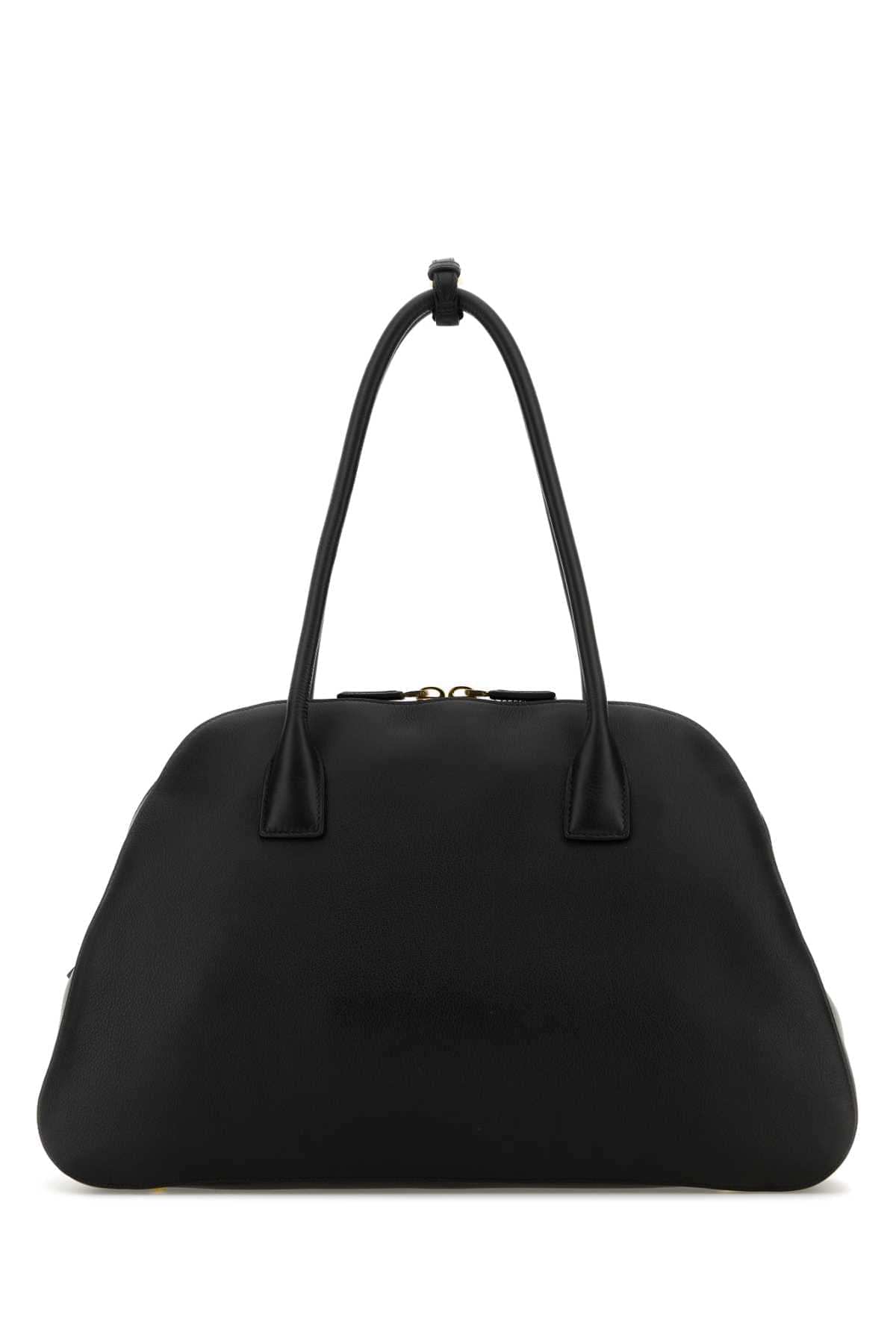 Prada Women Black Leather Medium Shopping Bag