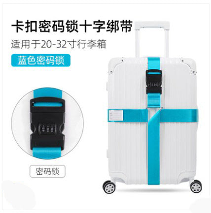 Adjustable TSA Luggage Strap – Suitcase Security Belt with Combination Lock