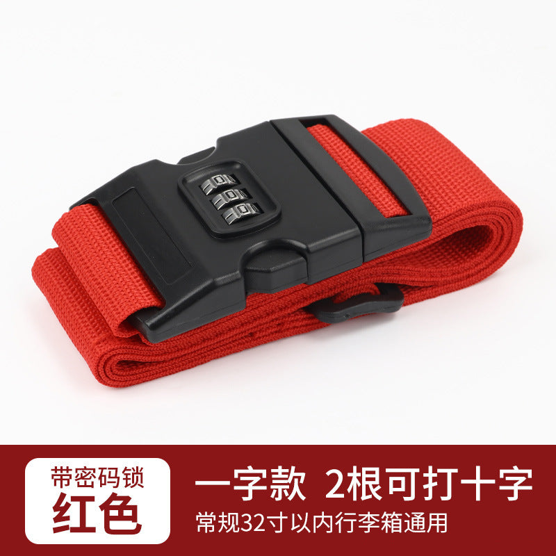 Adjustable TSA Luggage Strap – Suitcase Security Belt with Combination Lock
