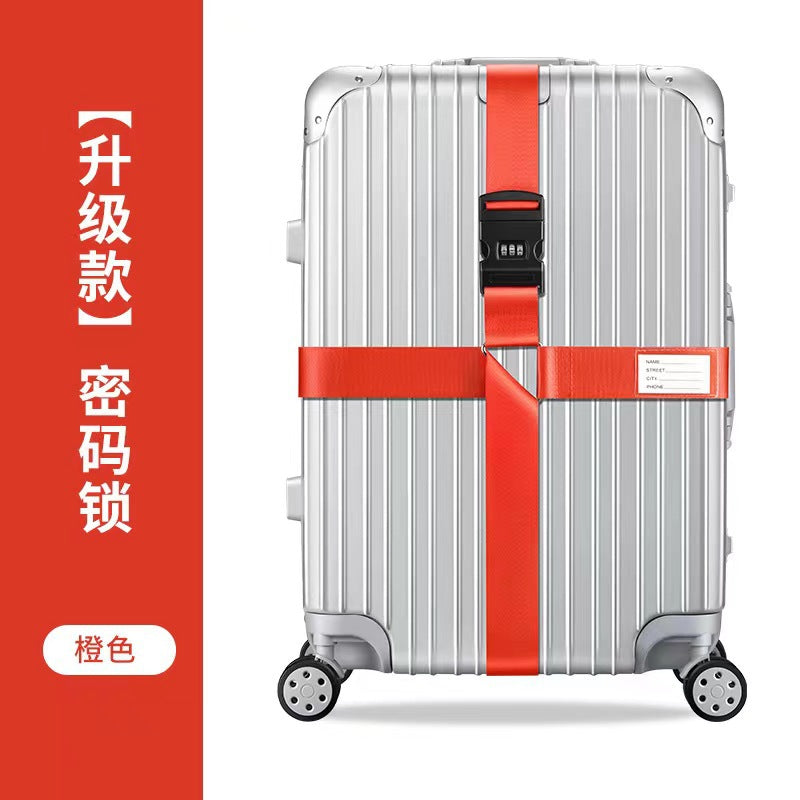 Adjustable TSA Luggage Strap – Suitcase Security Belt with Combination Lock