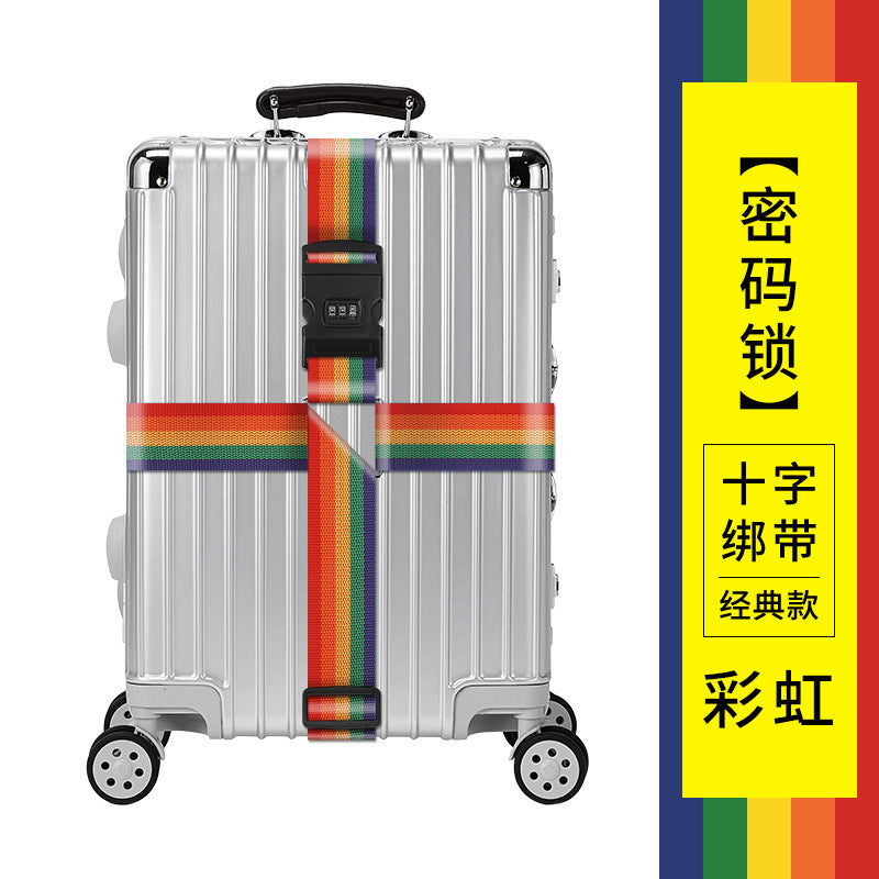 Adjustable TSA Luggage Strap – Suitcase Security Belt with Combination Lock