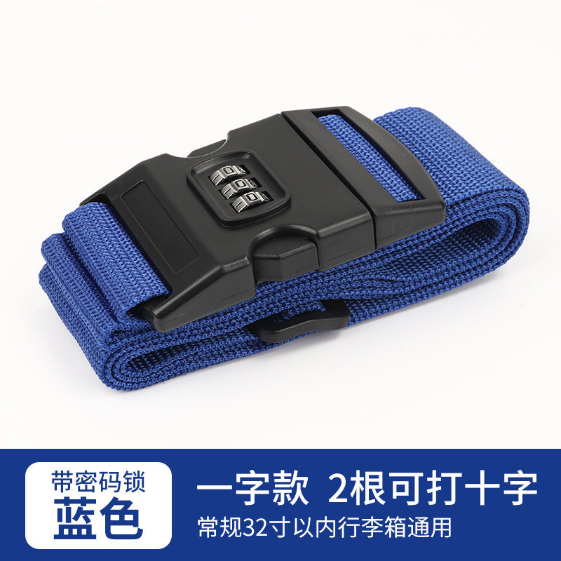 Adjustable TSA Luggage Strap – Suitcase Security Belt with Combination Lock