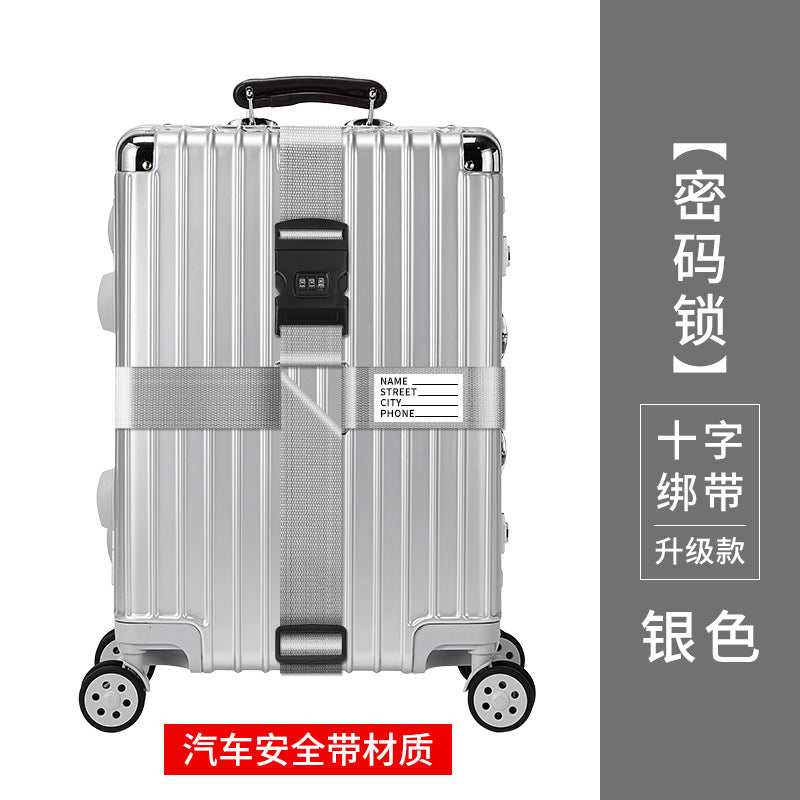 Adjustable TSA Luggage Strap – Suitcase Security Belt with Combination Lock