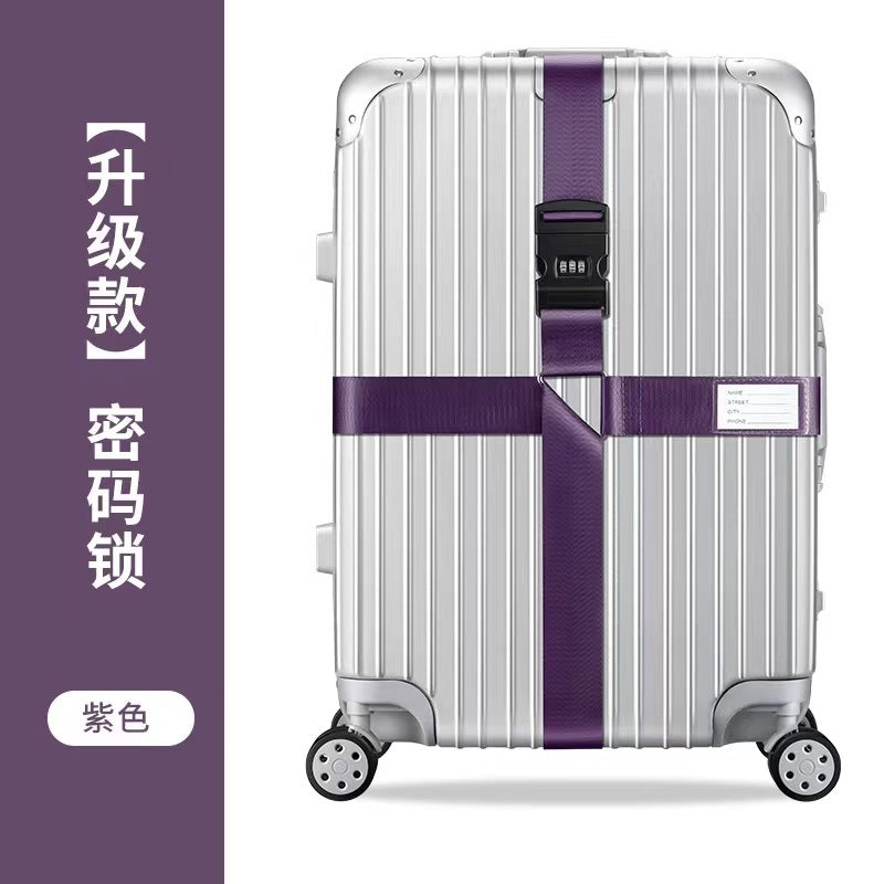 Adjustable TSA Luggage Strap – Suitcase Security Belt with Combination Lock