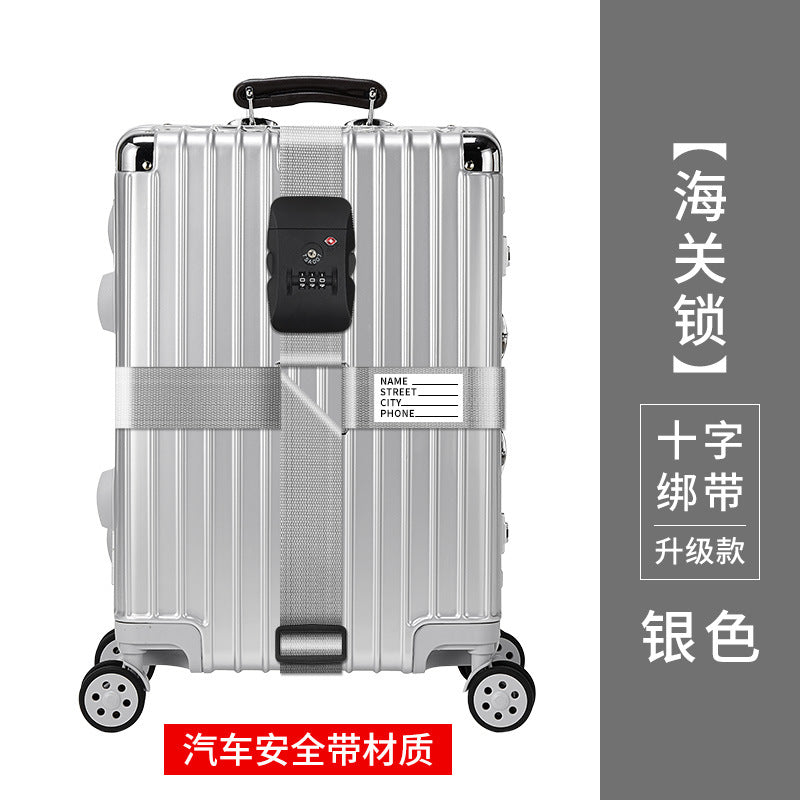 Adjustable TSA Luggage Strap – Suitcase Security Belt with Combination Lock