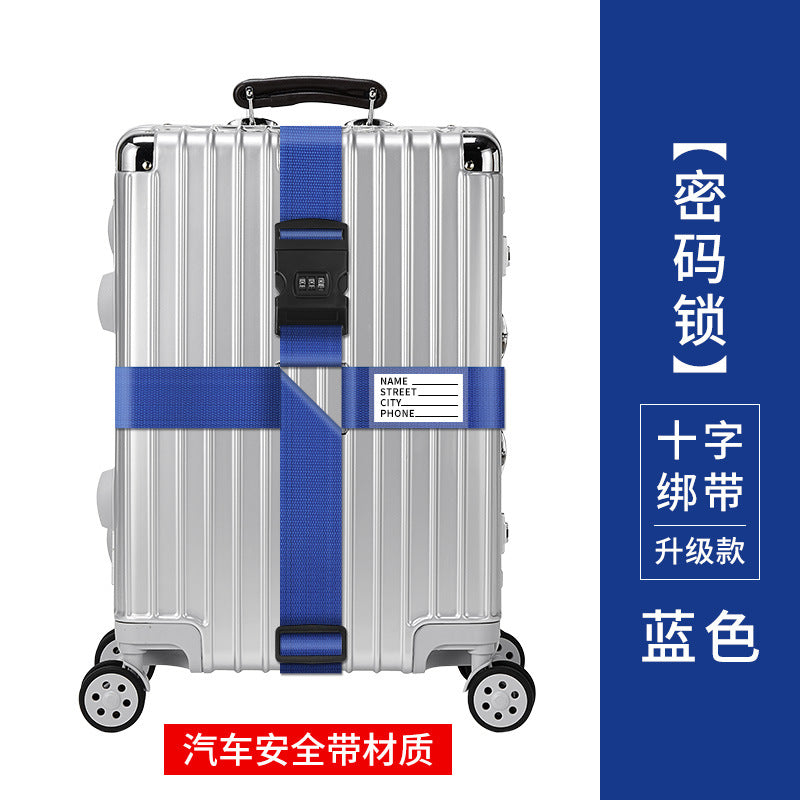 Adjustable TSA Luggage Strap – Suitcase Security Belt with Combination Lock